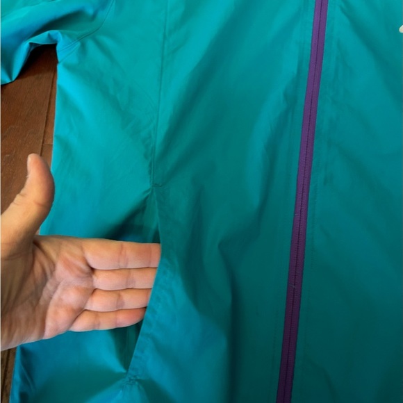 ASICS PACKABLE JACKET WOMEN'S W. WATER WIND RESISTANT SIZE S REFLECTIVE blue - Picture 11 of 14